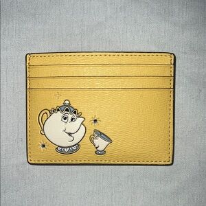 Disney X Kate Spade New York Beauty And The Beast Small Slim Card Holder NWOT